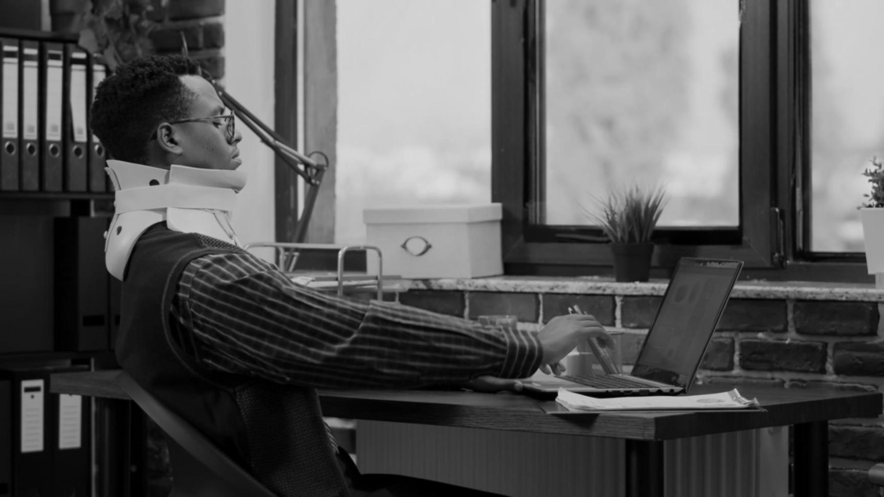 Digital marketing workspace showing campaign analytics and client communications